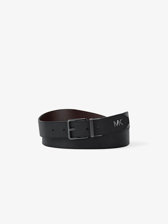 Zdjęcie produktu Skórzany pasek Michael Kors CZARNY (Czarny)