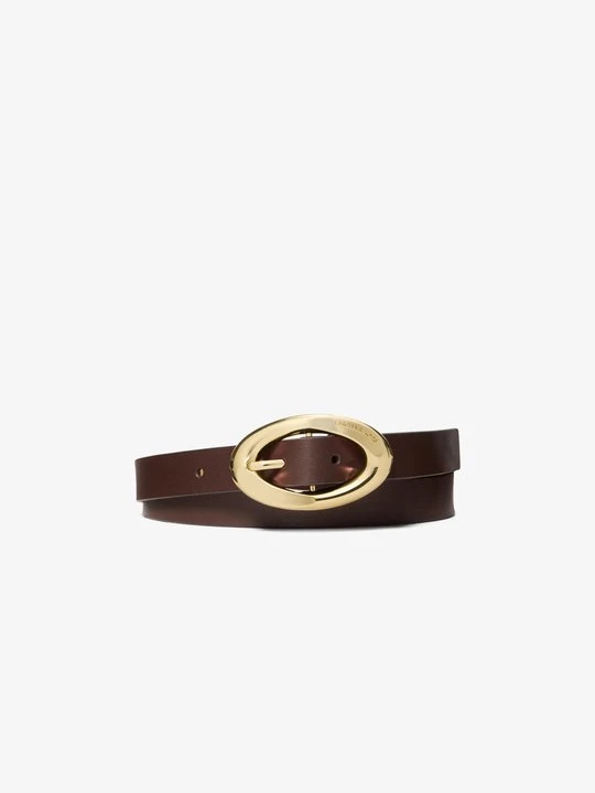 Zdjęcie produktu Skórzany pasek Michael Kors CZEKOLADOWY (Brązowy)