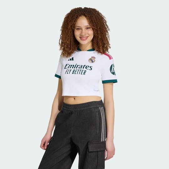 Zdjęcie produktu Skrócona koszulka podstawowa Real Madryt 26/27 Adidas biały
