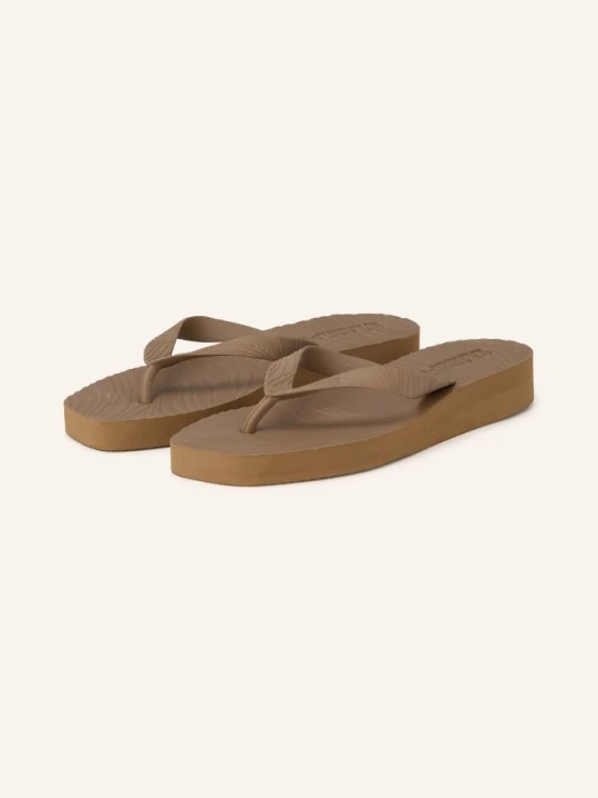 Zdjęcie produktu Sleepers Sandały Z Rozdzielonymi Palcami Tapered Platform beige