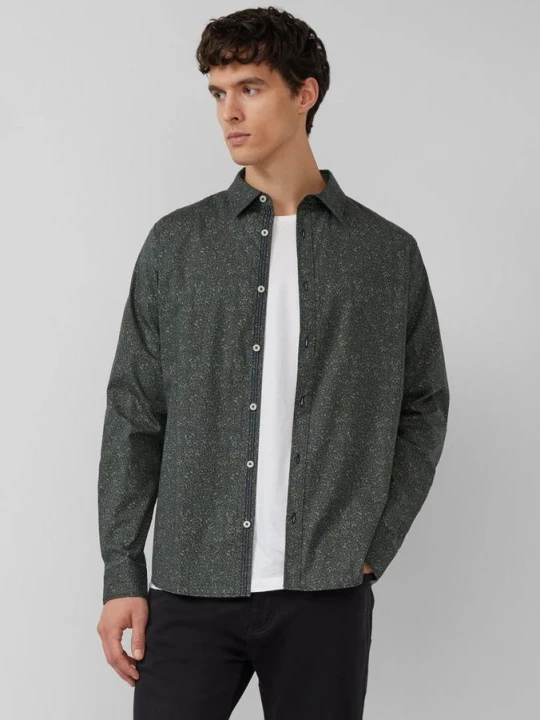Zdjęcie produktu Slim fit: elastyczna bawełniana koszula z nadrukiem na całej powierzchni s.Oliver