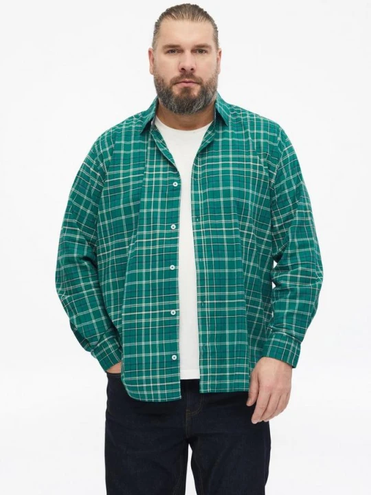Zdjęcie produktu Slim Fit: Miękka koszula w kratkę z elastycznej bawełny s.Oliver