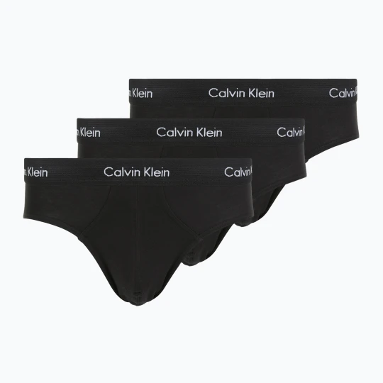 Zdjęcie produktu Slipy męskie Calvin Klein 0000U2661G Hip Brief 3 pary black body
