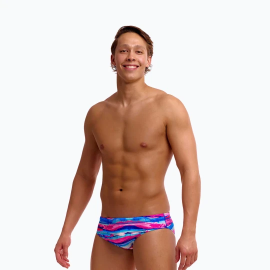 Zdjęcie produktu Slipy pływackie męskie Funky Trunks Classic Brief colour cutaway