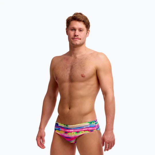 Zdjęcie produktu Slipy pływackie męskie Funky Trunks Classic Brief paint patch