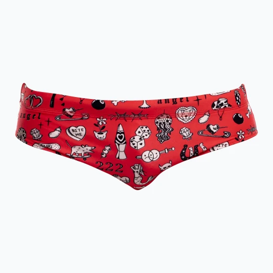 Zdjęcie produktu Slipy pływackie męskie Funky Trunks Classic Brief scribbles