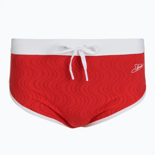 Zdjęcie produktu Slipy pływackie męskie Speedo Texture Brief 3.5" high risk red
