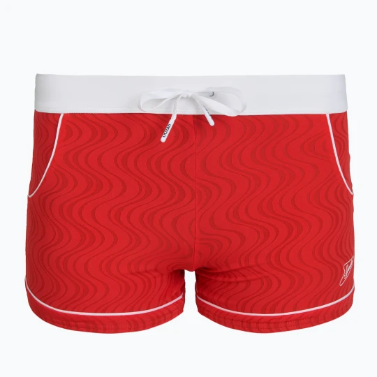 Zdjęcie produktu Slipy pływackie męskie Speedo Textured Aquashort high risk red