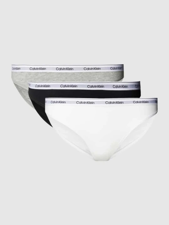Zdjęcie produktu Slipy w jednolitym kolorze w zestawie 3 szt. Calvin Klein