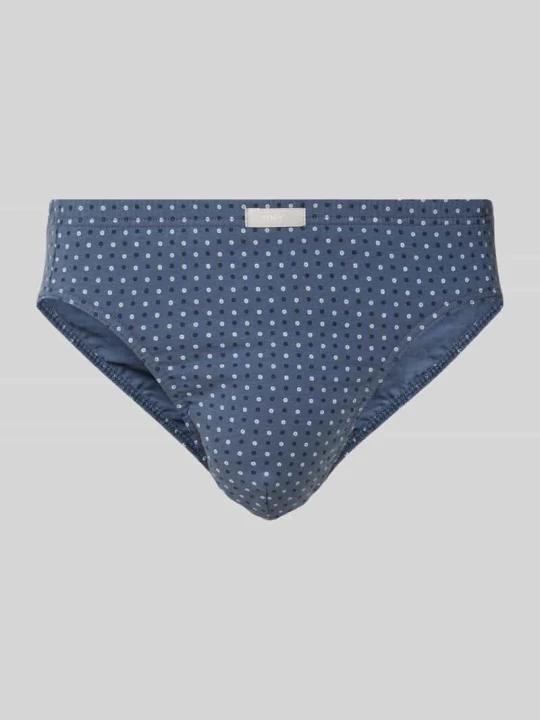 Zdjęcie produktu Slipy z detalem z logo model ‘Jazz Pants’ Mey Niebieski