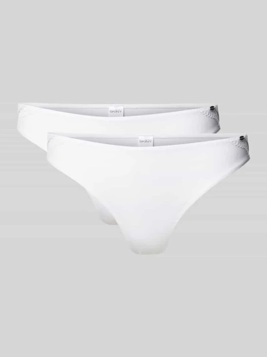 Zdjęcie produktu Slipy z detalem z logo SKINY Biały