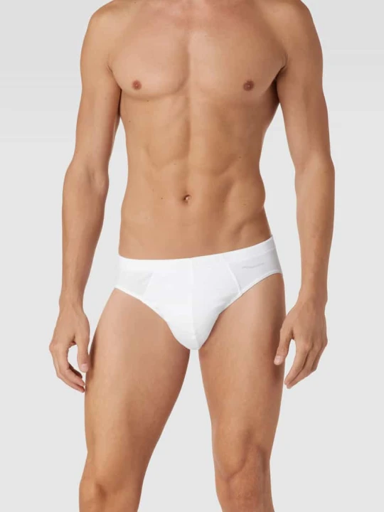 Zdjęcie produktu Slipy z dodatkiem streczu model ‘CASUAL COTTON Jazz-Pants’ Mey Biały