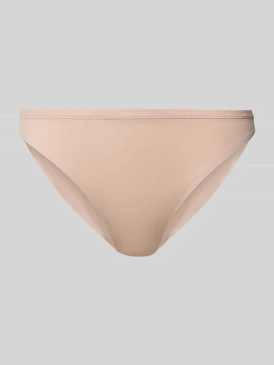 Zdjęcie produktu Slipy z elastycznym pasem Calvin Klein Beżowy