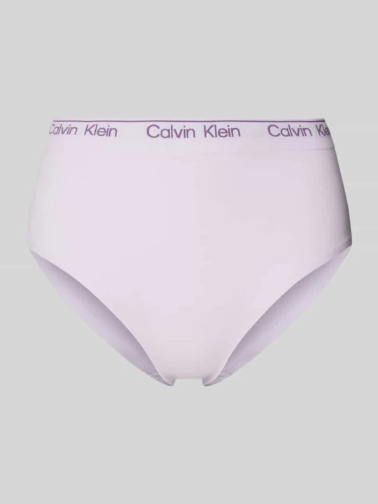 Zdjęcie produktu Slipy z elastycznym pasem z logo Calvin Klein Jasnofioletowy