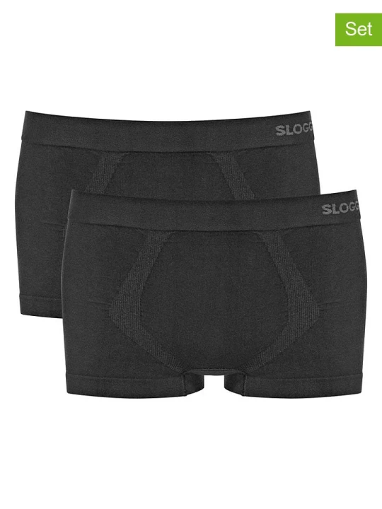 Zdjęcie produktu Sloggi Bokserki (2 pary) "Go Smooth" w kolorze czarnym rozmiar: XXL