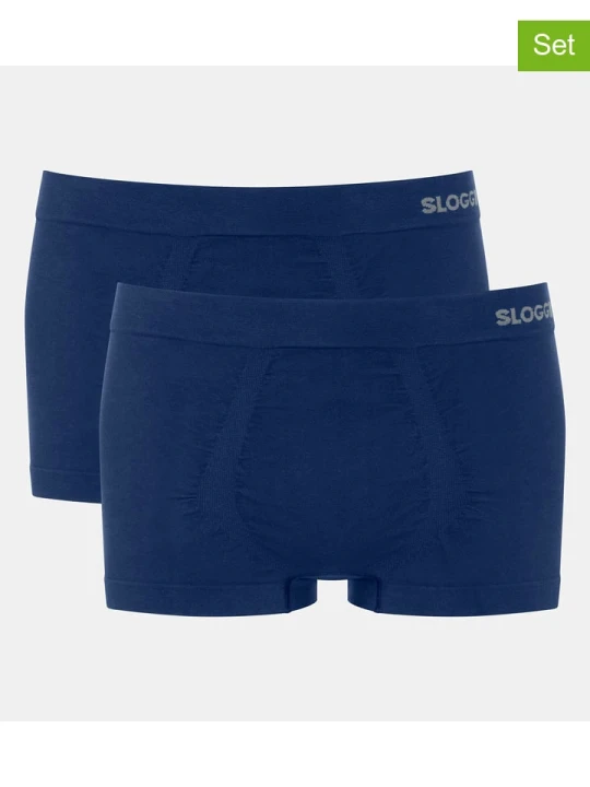 Zdjęcie produktu Sloggi Bokserki (2 pary) "Go Smooth" w kolorze granatowym rozmiar: XL