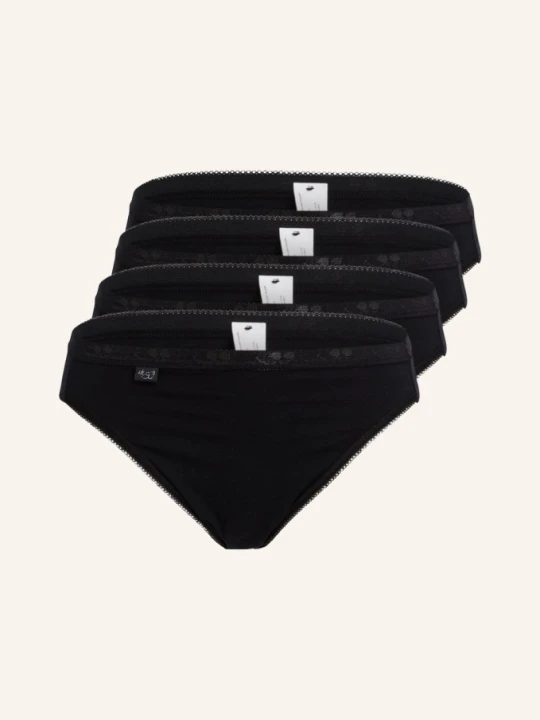 Zdjęcie produktu Sloggi Figi Basic+, 4 Szt. schwarz CZARNY