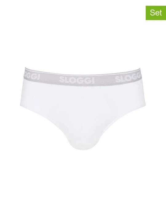 Zdjęcie produktu Sloggi Slipy (2 pary) w kolorze białym rozmiar: L