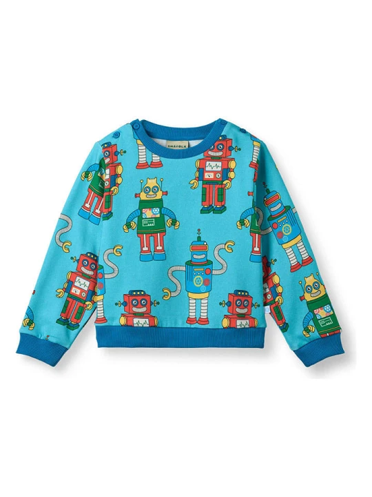 Zdjęcie produktu Småfolk Bluza w kolorze niebieskim rozmiar: 110/116