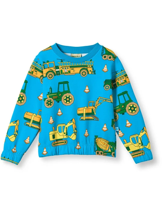 Zdjęcie produktu Småfolk Bluza "Yapeen" w kolorze błękitnym rozmiar: 86/92