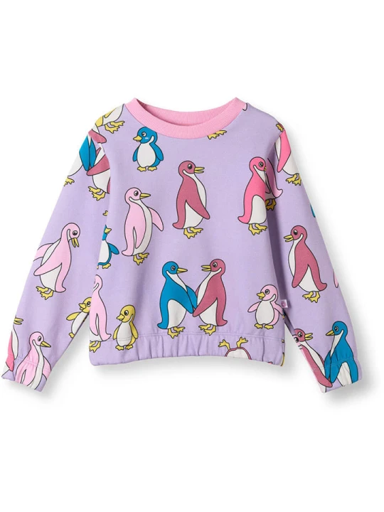 Zdjęcie produktu Småfolk Bluza "Yapeen" w kolorze fioletowym rozmiar: 110/116