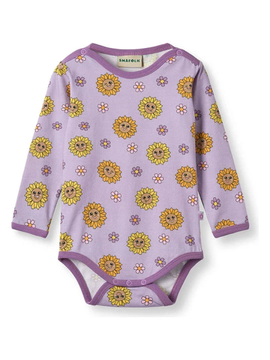 Zdjęcie produktu Småfolk Body w kolorze fioletowym rozmiar: 56