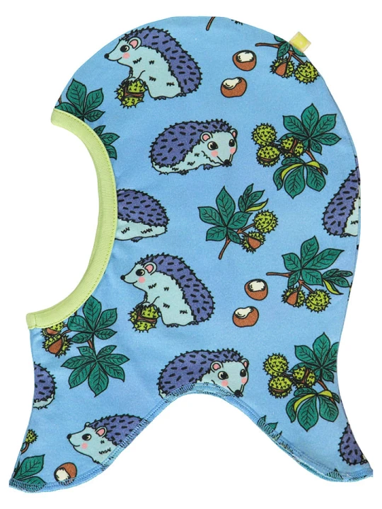 Zdjęcie produktu Småfolk Dwustronna kominiarka w kolorze niebiesko-zielonym rozmiar: 52-54 cm