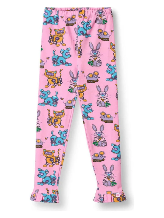 Zdjęcie produktu Småfolk Legginsy w kolorze jasnoróżowym rozmiar: 98/104