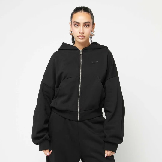 Zdjęcie produktu Small Logo Essential Oversized Zip Hoodie SNIPES czarny