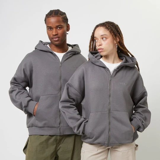 Zdjęcie produktu Small Logo Essential Oversized Zip Hoodie SNIPES szary