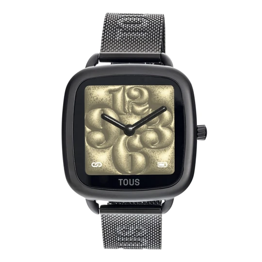 Zdjęcie produktu Smartwatch D-Connect Z Bransoletą Z Czarnej Powlekanej Stali - Tous