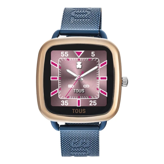 Zdjęcie produktu Smartwatch D-Connect Z Różowej Stali Iprg Z Bransoletą Z Niebieskiej Stali Ip - Tous