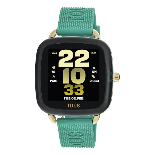 Zdjęcie produktu Smartwatch D-Connect Z Zielonym Silikonowym Paskiem - Tous