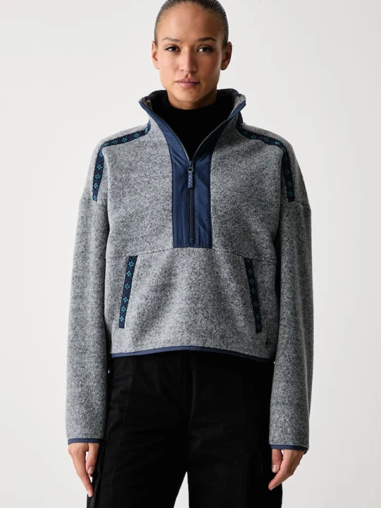 Zdjęcie produktu Smartwool bluza sportowa damska z wełną merino szary
