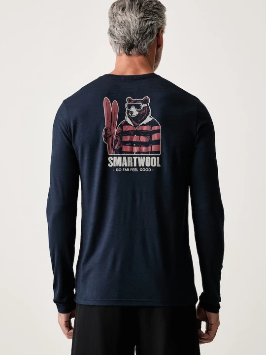 Zdjęcie produktu Smartwool longsleeve męski z wełną merino granatowy