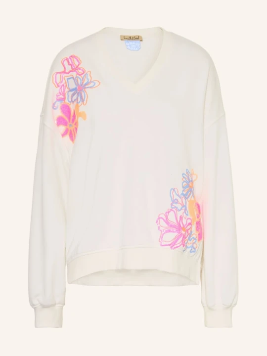 Zdjęcie produktu Smith & Soul Bluza Z Cekinami weiss biały