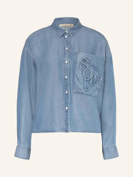 Zdjęcie produktu Smith & Soul Bluzka Koszulowa W Stylu Jeansowym blau NIEBIESKI