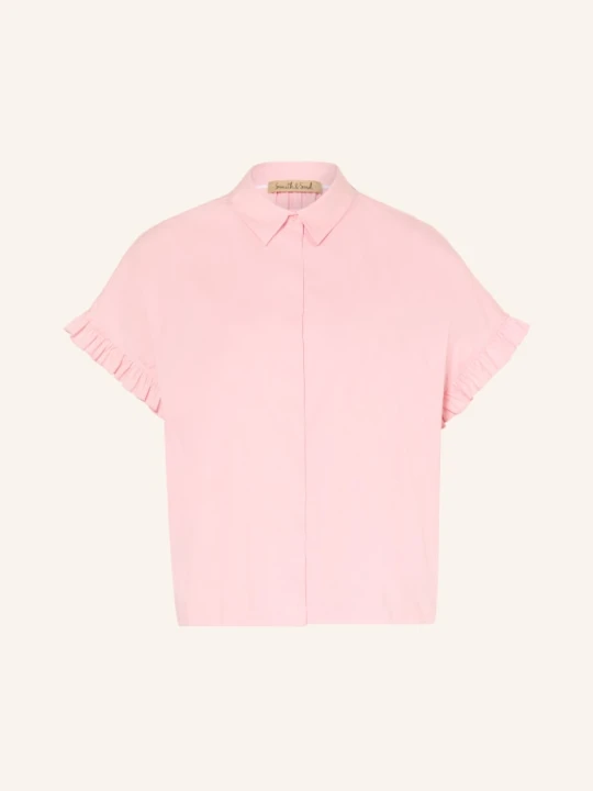 Zdjęcie produktu Smith & Soul Bluzka Z Falbanami rosa RÓŻOWY