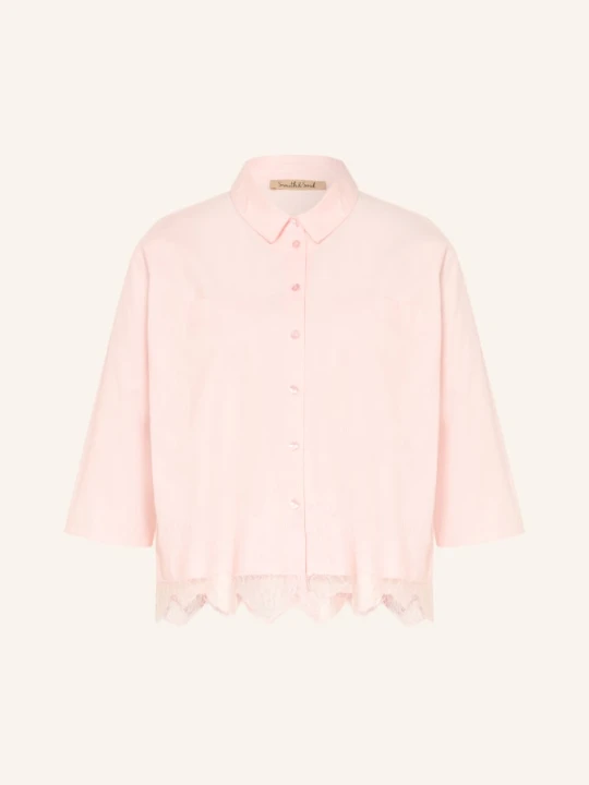 Zdjęcie produktu Smith & Soul Bluzka Z Koronką rosa BLADORÓŻOWY
