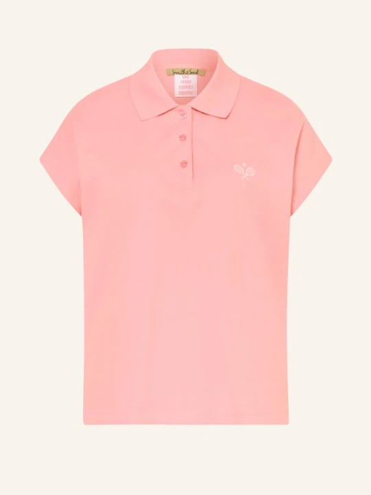 Zdjęcie produktu Smith & Soul Koszulka Polo Z Pikowanym Wzorem pink