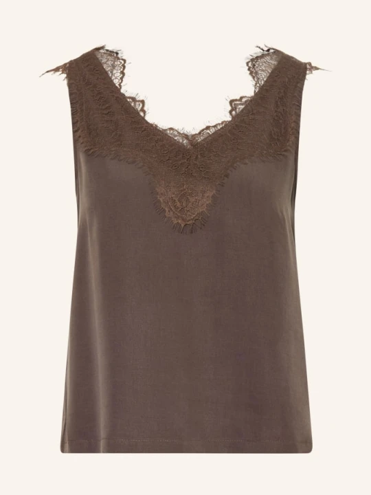Zdjęcie produktu Smith & Soul Top Z Koronką braun CIEMNOBRĄZOWY