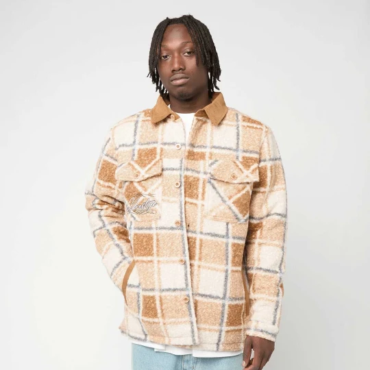 Zdjęcie produktu Boucle Plaid Woven Shirt Smoke Rise pomarańczowy