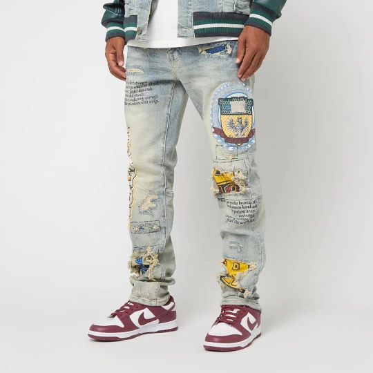 Zdjęcie produktu Magnificence Jeans Smoke Rise niebieski