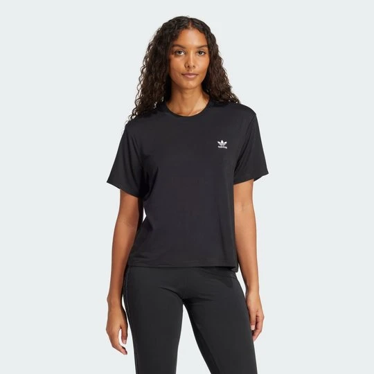 Zdjęcie produktu Snakeskin Trefoil Tee Adidas czarny