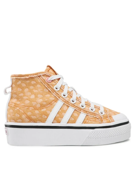 Zdjęcie produktu Sneakersy adidas Disney Nizza Platform Mid GZ1657 Pomarańczowy