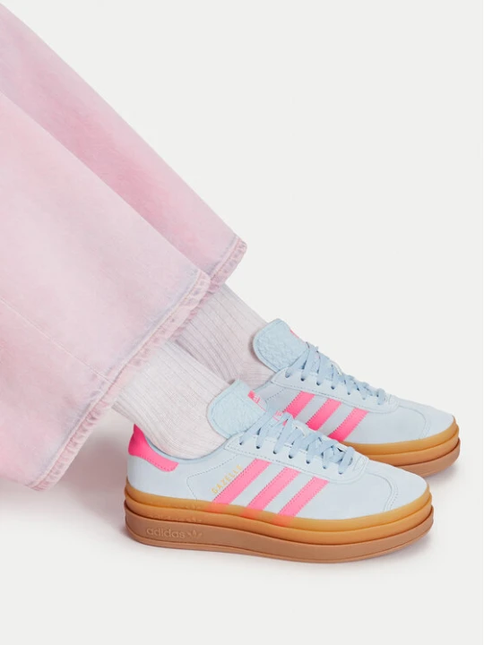 Zdjęcie produktu Sneakersy adidas Gazelle Bold KI9837 Niebieski jasny