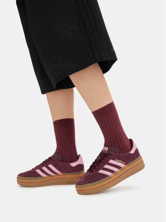 Zdjęcie produktu Sneakersy adidas Gazelle Bold KK2729 Bordowy