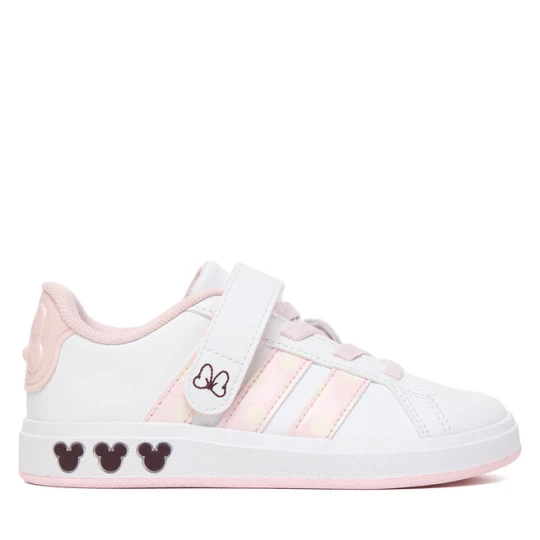Zdjęcie produktu Sneakersy adidas Grand Court Minnie El K JR8134 Biały