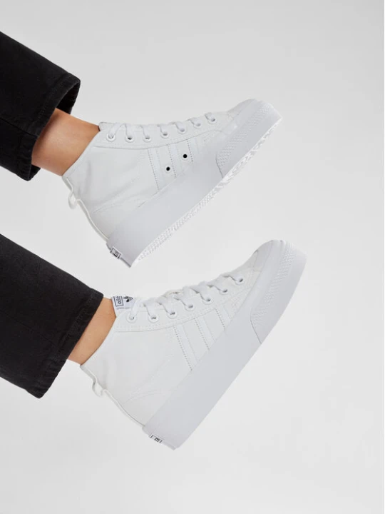 Zdjęcie produktu Sneakersy adidas Nizza Platform Mid W FY2782 Biały