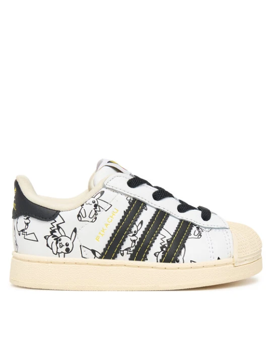Zdjęcie produktu Sneakersy adidas Pokemon Superstar II Elastic Lace KJ5614 Biały